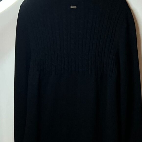 Barbour Guernsey Sweater Dress in Black Size 12 - Picture 6 of 10